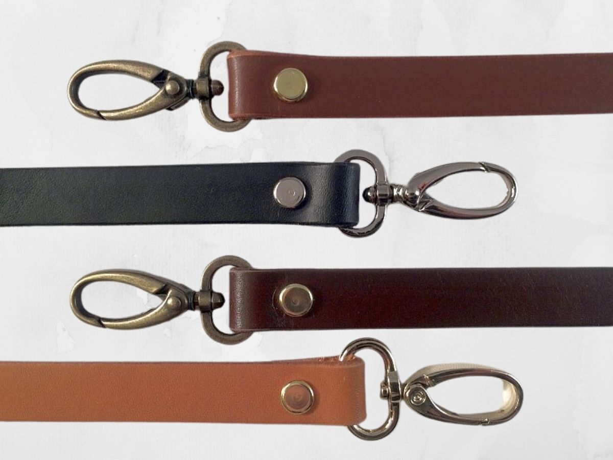 1/2″ Genuine Cowhide Quality Leather Cross Body Handle Bag Replacement Strap NEW
