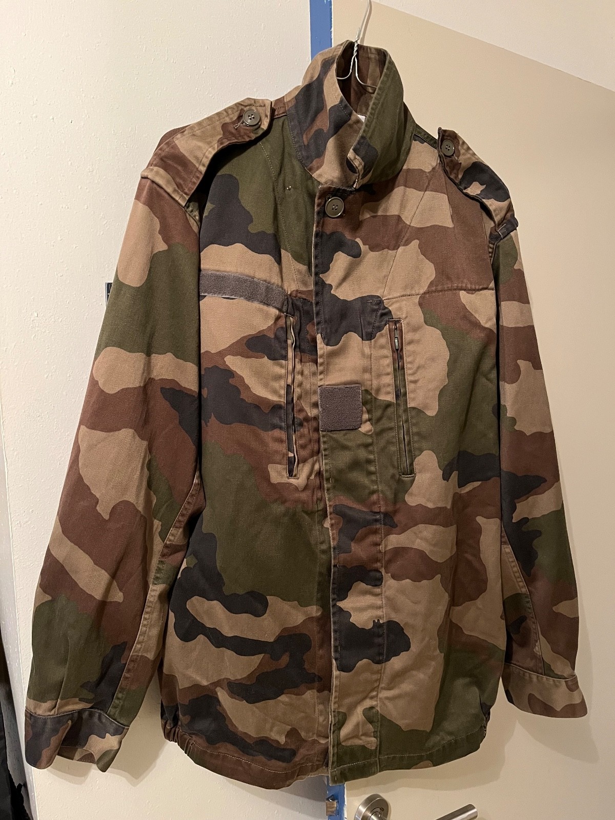 French Army F2 CCE Woodland Camo Field Jacket GP Garments 2005 Authentic Militar
