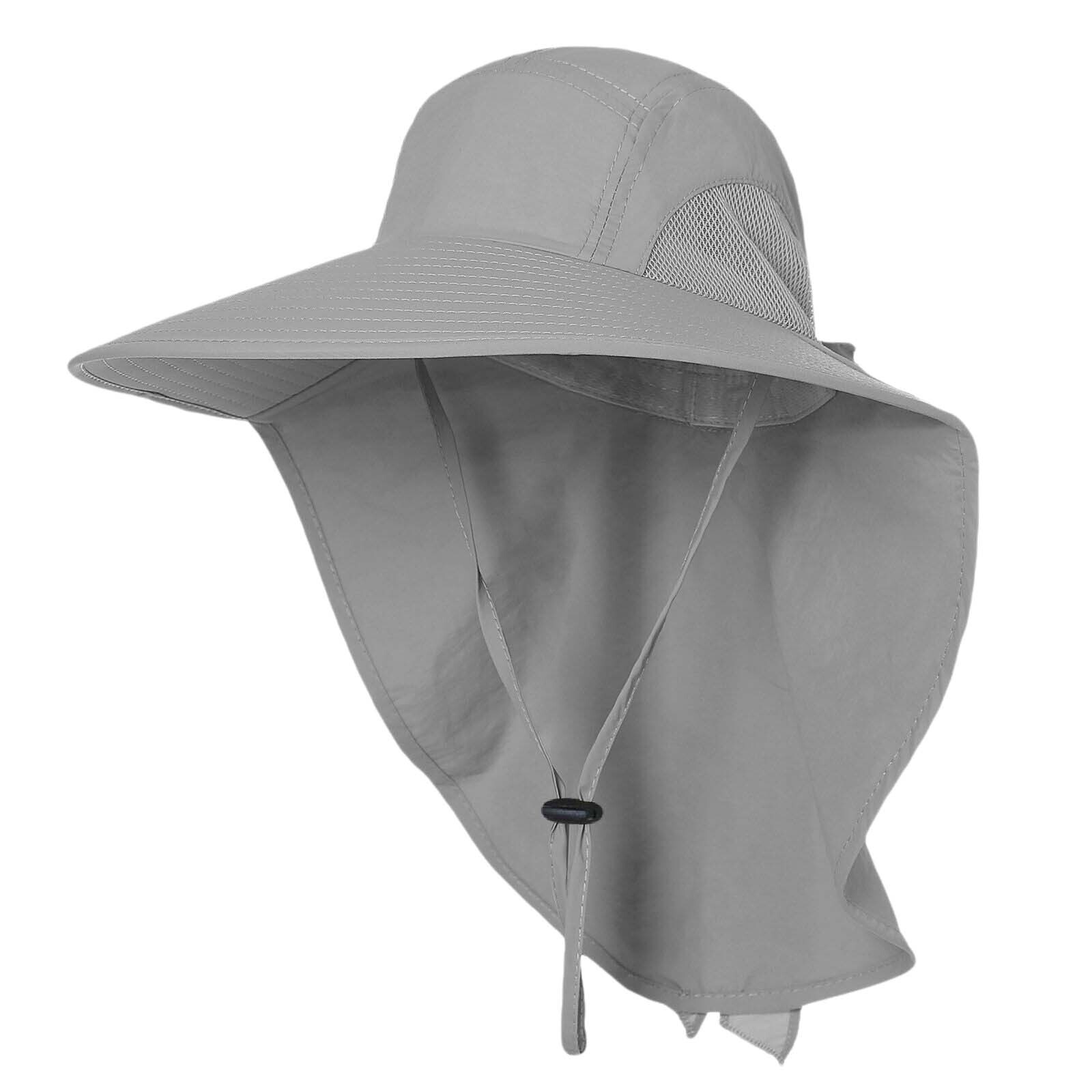 UPF 50+ Sun Protection Hat for Men and Women, Wide Brim Outdoor Beach Cap