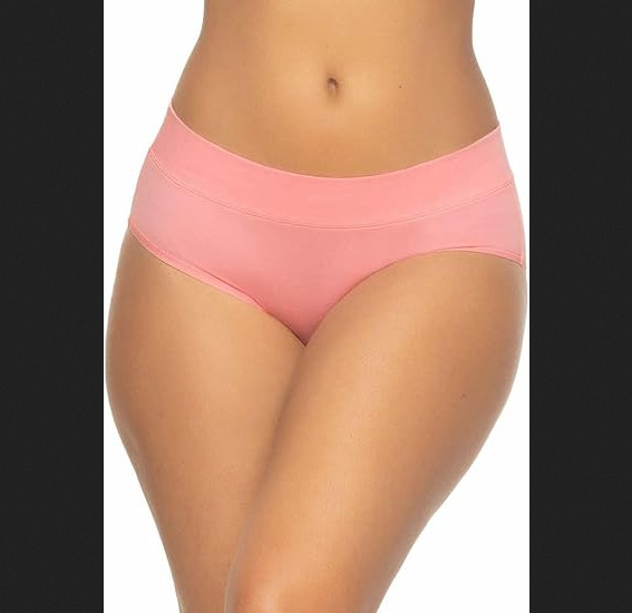Felina Womens 5 Pack Small Pima Cotton Hipster Panties Underwear – Pink Purple