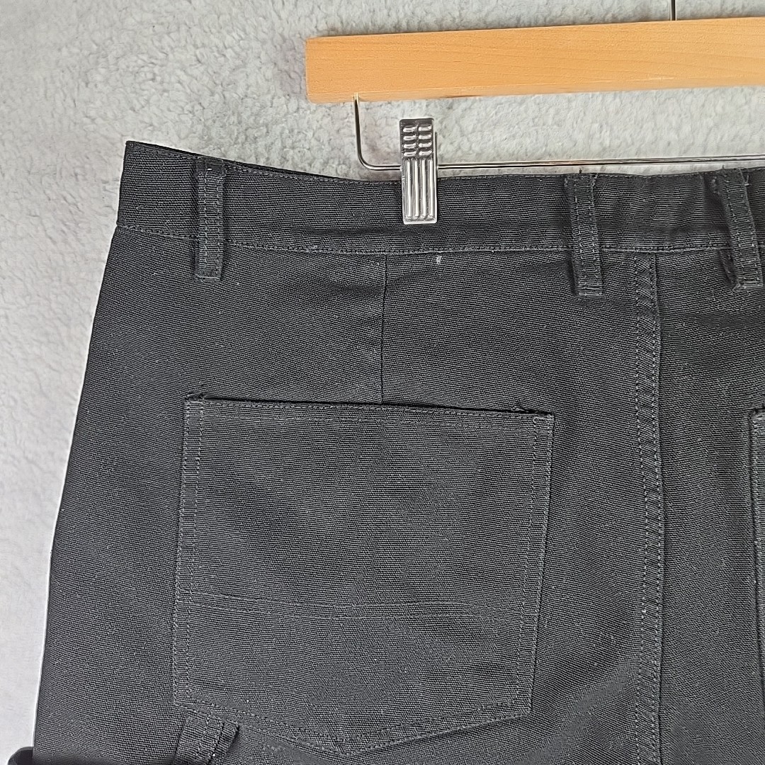 WESC Carpenter Shorts Mens Size 36 Black Heavyweight