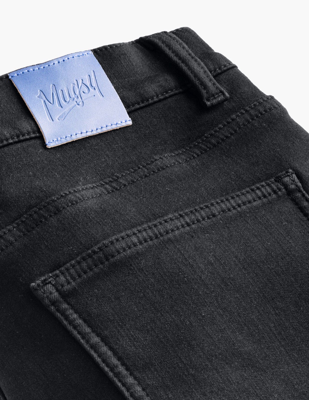 Mugsy Black Ices Jeans Men Waist 34 Length 30 Slim Fit Stretch Denim