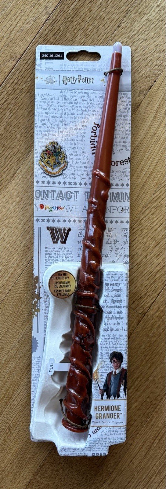 Harry Potter Hermione Granger Wand Costume Cosplay Halloween Accessory 13.5 in.