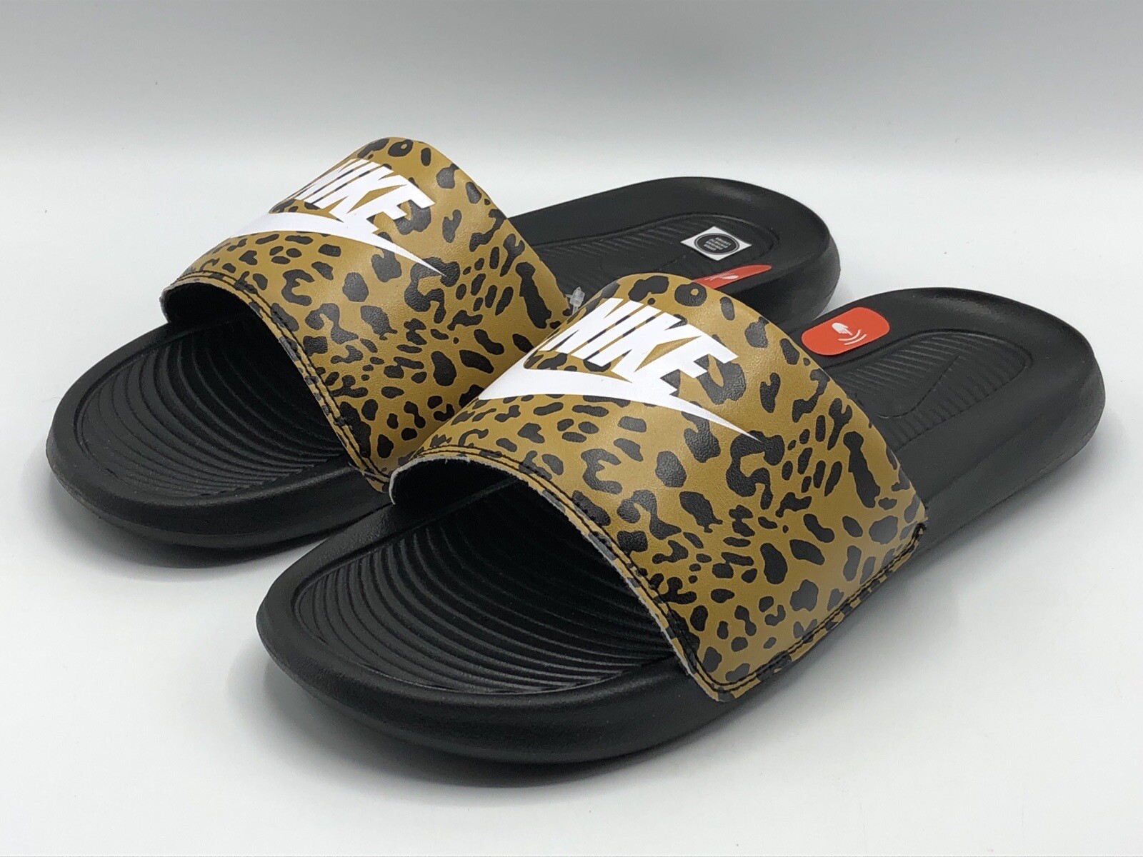 Nike Victori One Slide Women’s Size 11 Leopard Print CN9676 700 New in Box