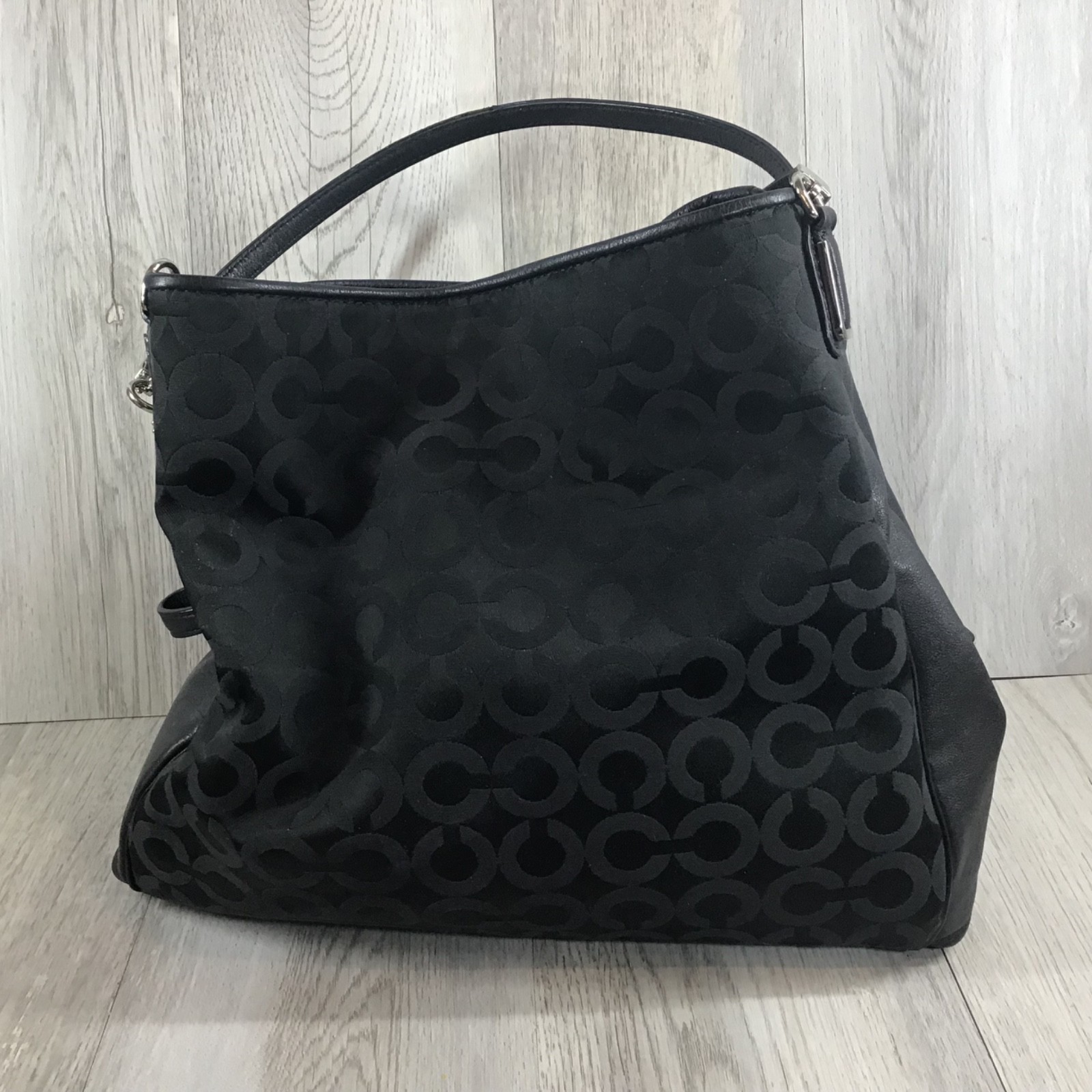 COACH Madison Phoebe Signature Collection 3 Compartment Hobo Shoulder Bag Purse