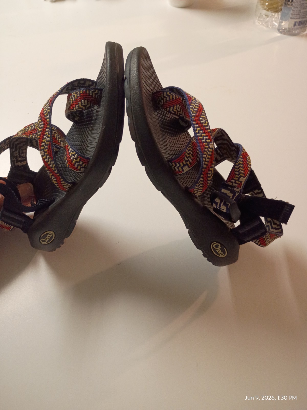 Classic Chaco ZX/2 Women’s Size 6 Blue Red Yellow Outdoor Hiking Sandals