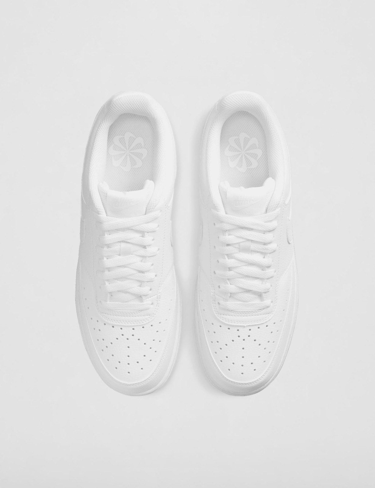Nike Court Vision Low Next Nature Shoes, White/White-White, MEN’S/WOMENES new