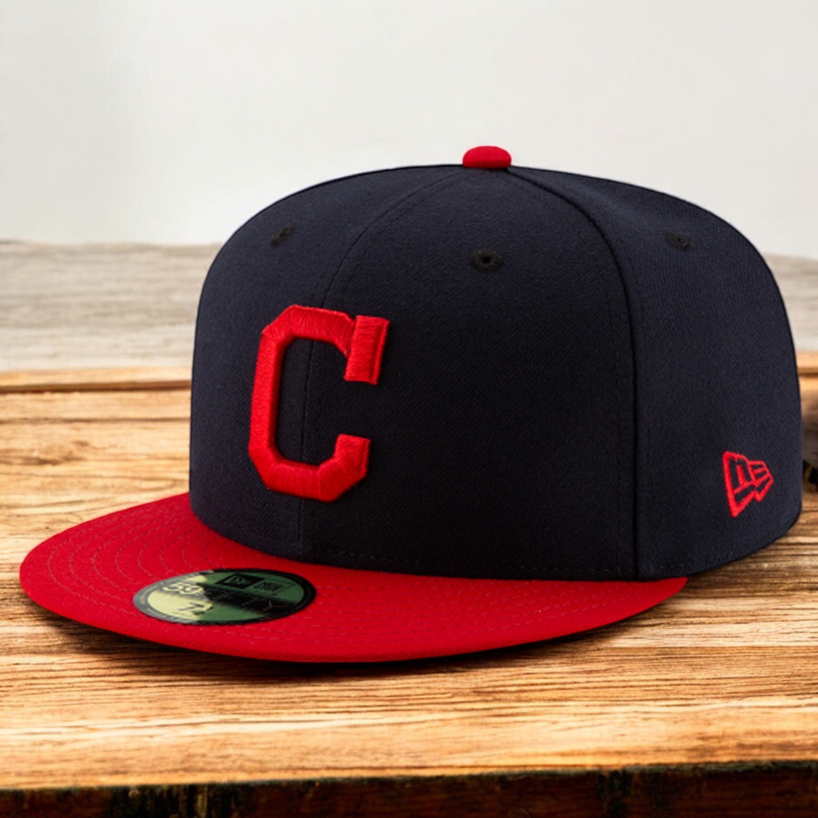 [70458576] Mens New Era MLB 59Fifty Authentic Fitted Cap – Cleveland Indians