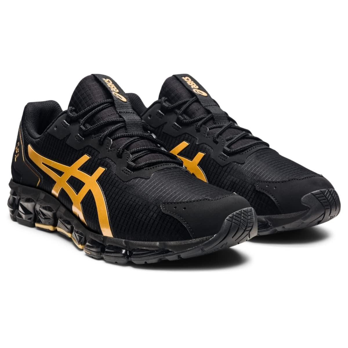 ASICS Men’s Gel-Quantum 360 6 Trainer Shoes, 10 US,Black/Pure Gold, VERY RARE