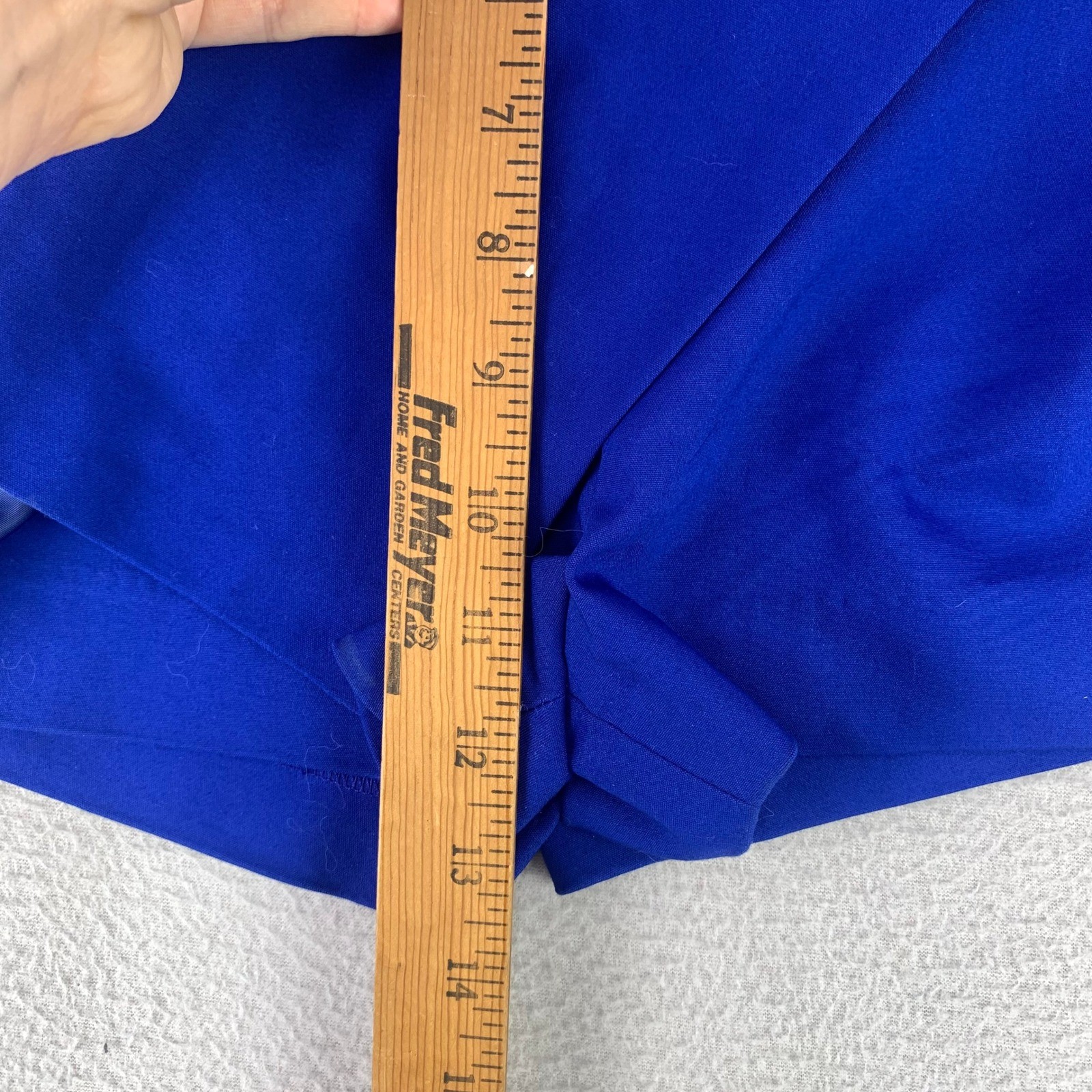 Express Skort Women 10 Blue NWT Mini Asymmetrical Front Wrap Stretch Casual
