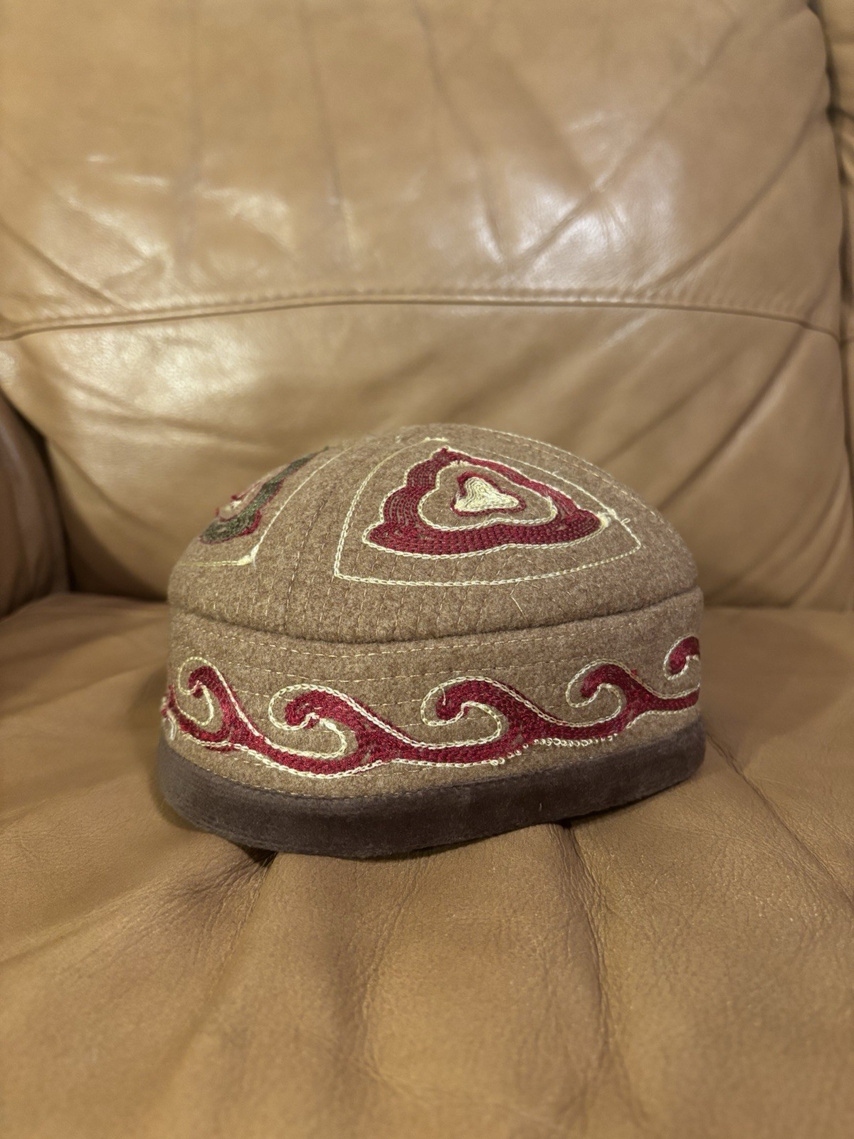 MANUFACTURING ERROR DISCOUNT: Golden Horde Taqiyah Doppa Kazakh Hat skull CPA