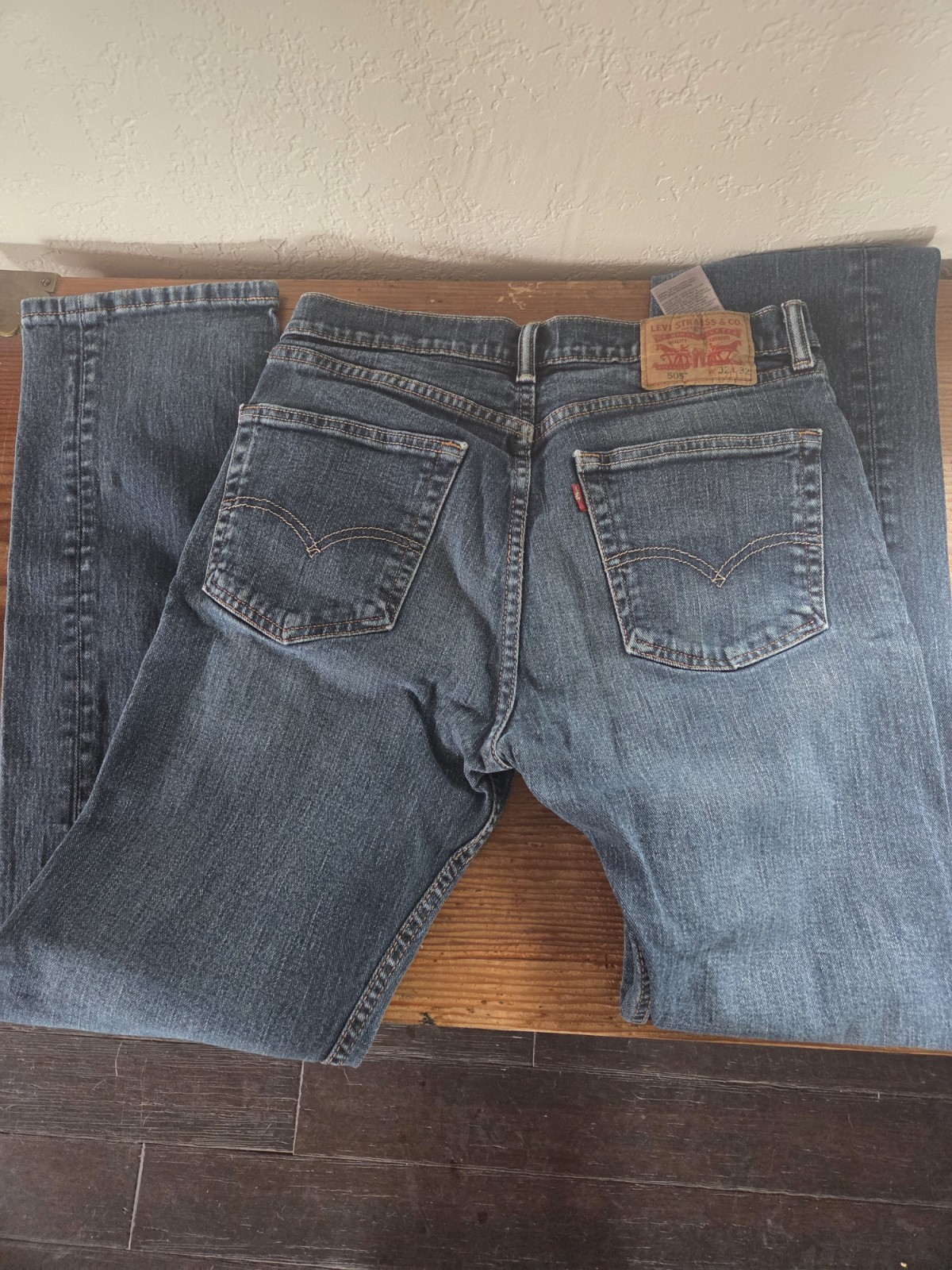Levi’s 505 Men’s Cotton Jeans – Light Stonewash