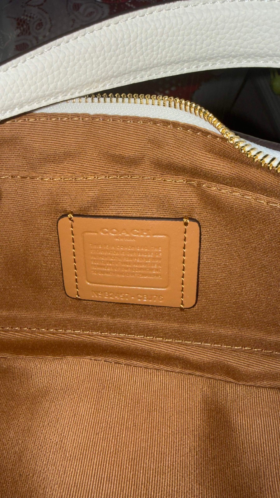 COACH x PEANUTS Snoopy Teri Shoulder Bag Chalk Multi CBJ76 Leather NEW NWT