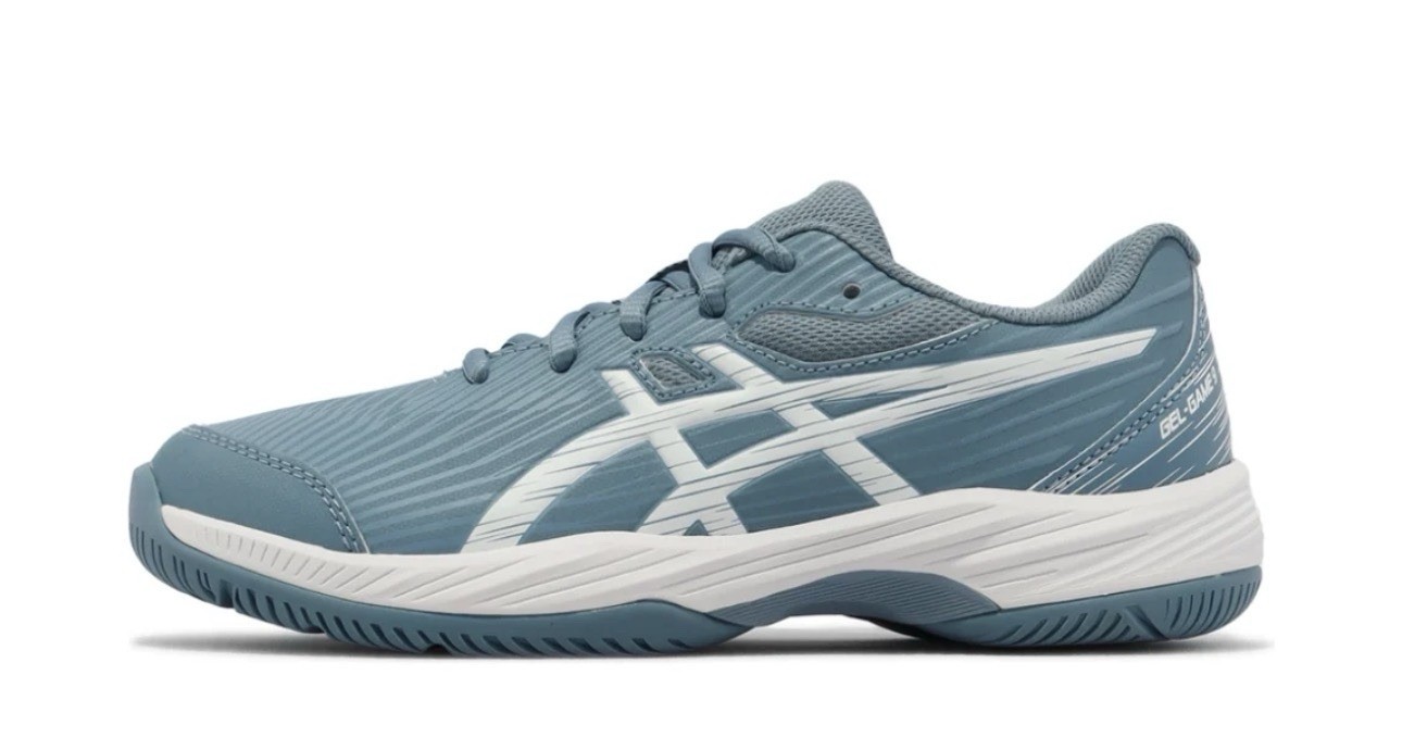 ASICS Gel Game 9 Tennis shoes Big Kids 7/EU40/Women’s 8 Saba Blue EUC