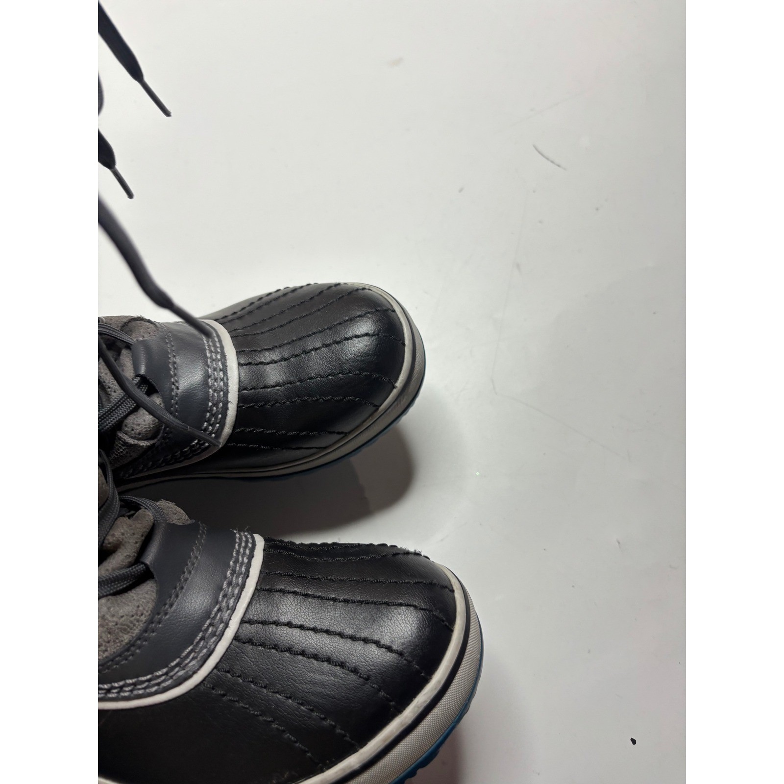 Sorel Winter Carnival Waterproof Boots Women 6.5 Grey Black NL1907-051 Snow Boot