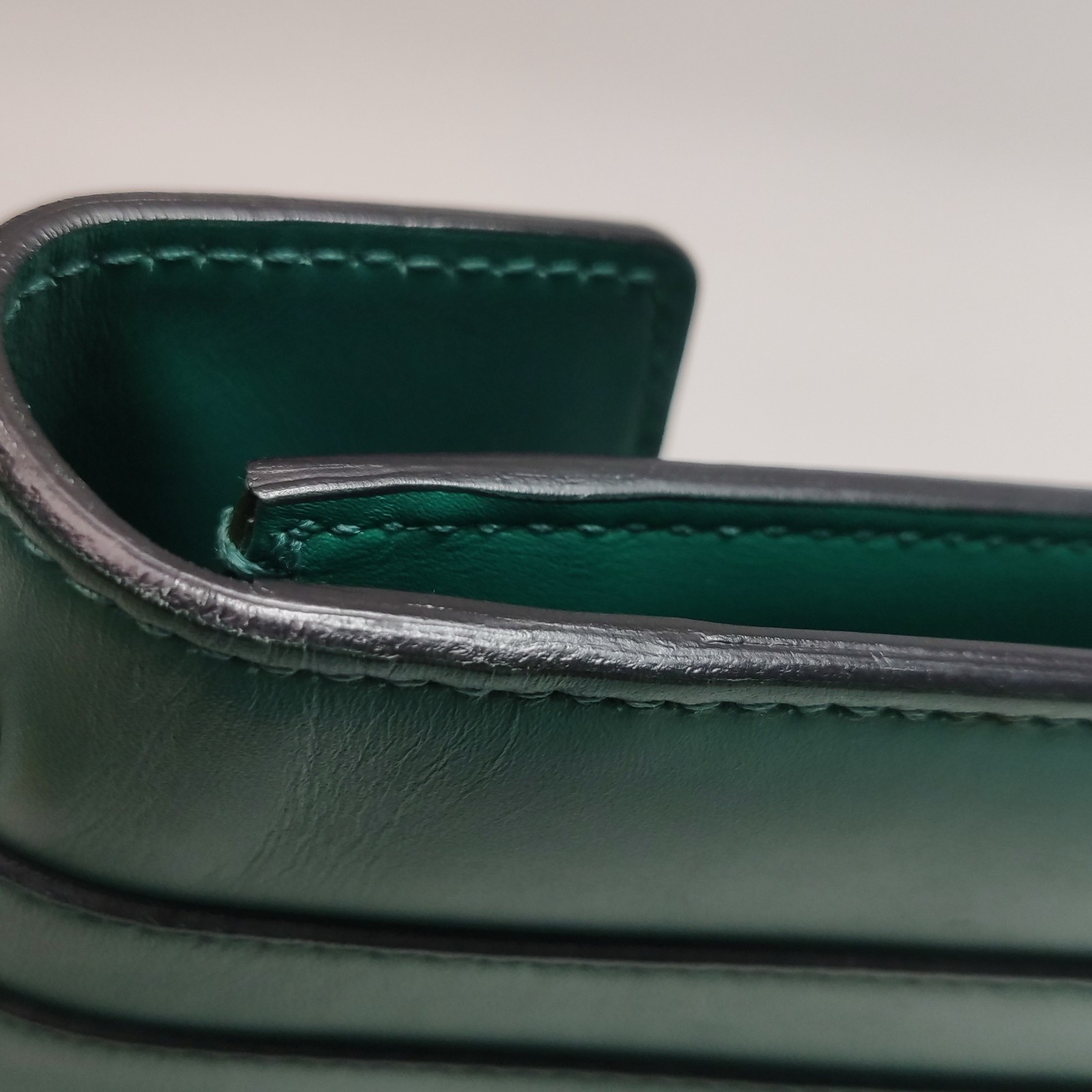 Authentic Bvlgari Calfskin Shoulder Bag Green Gold-Tone eBay AG
