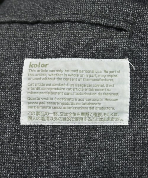 kolor Casual Jackets Black 1(Approx. S) 2200661461013