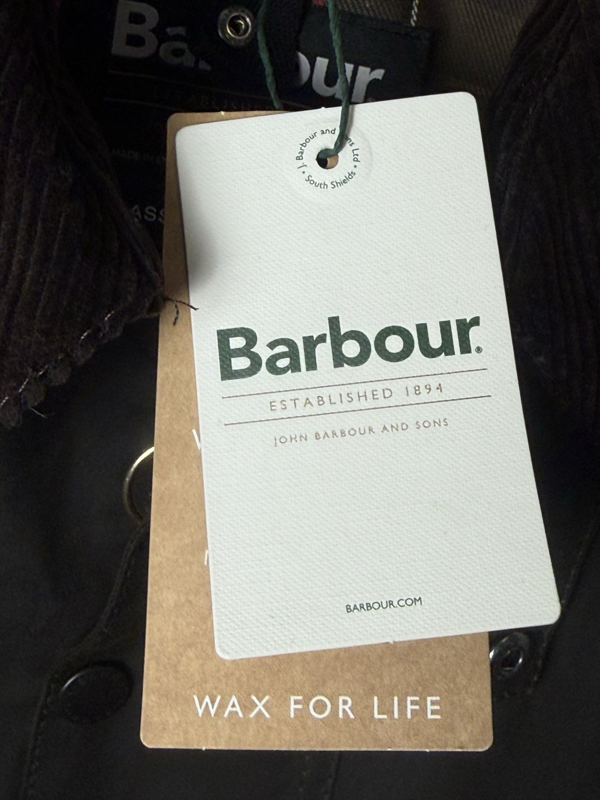 Barbour Beaufort Waxed Jacket OLIVE Size 48 Mens Coat England Hunting NEW W TAGS
