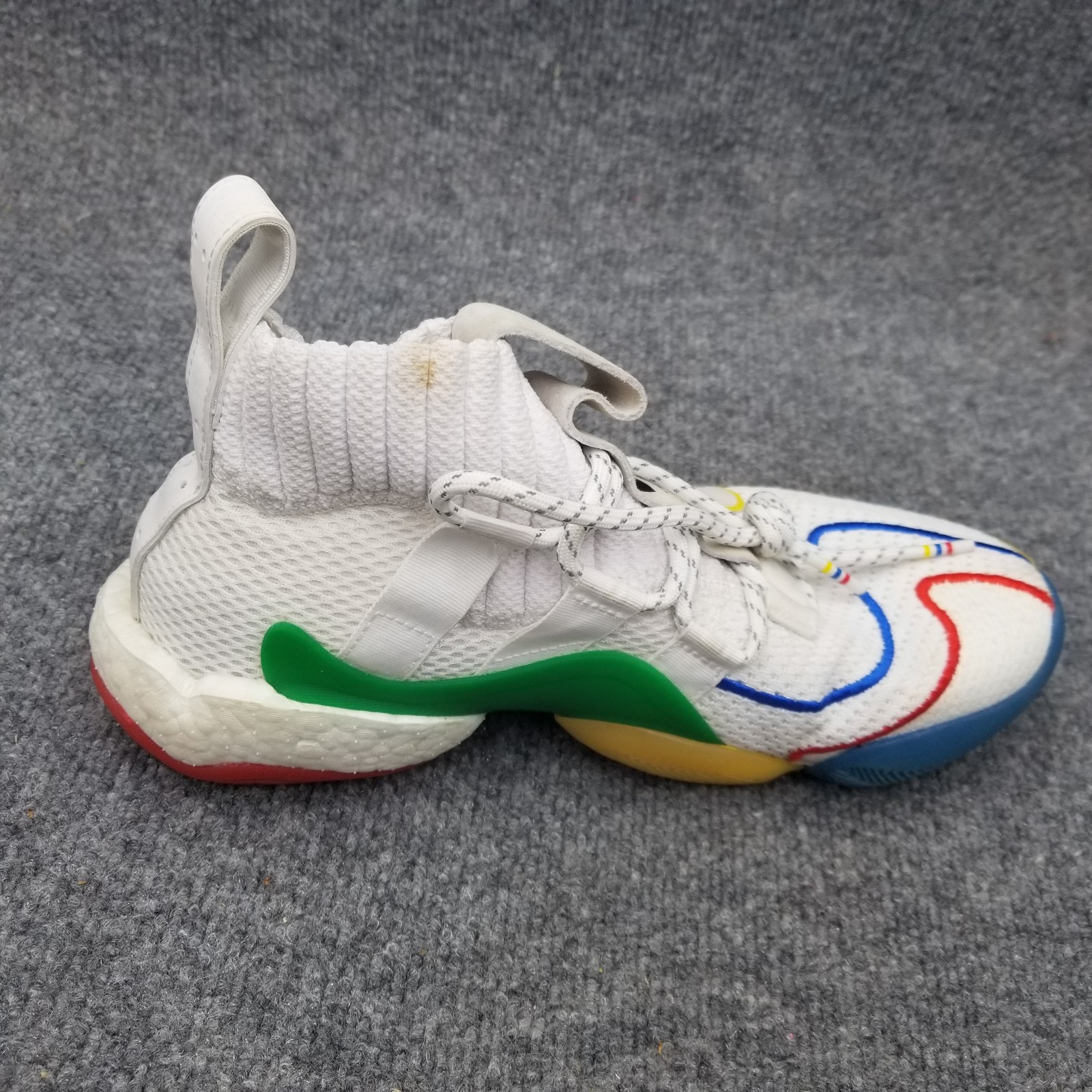Pharrell x adidas Crazy BYW X Gratitude Empathy Size 8 White Collab Shoes