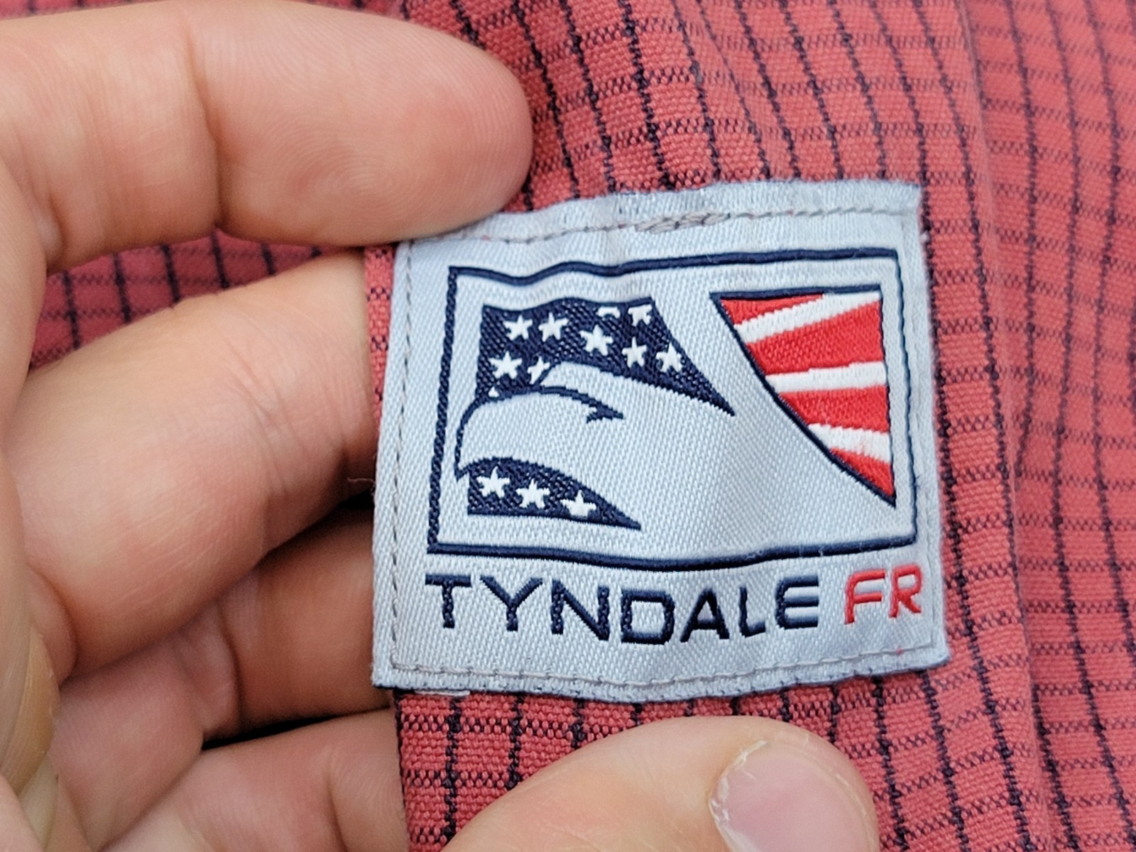 Tyndale FR Button Shirt Mens 2XLN Red Flame-Resistant CAT 2 ARC Rating 9.1 USA