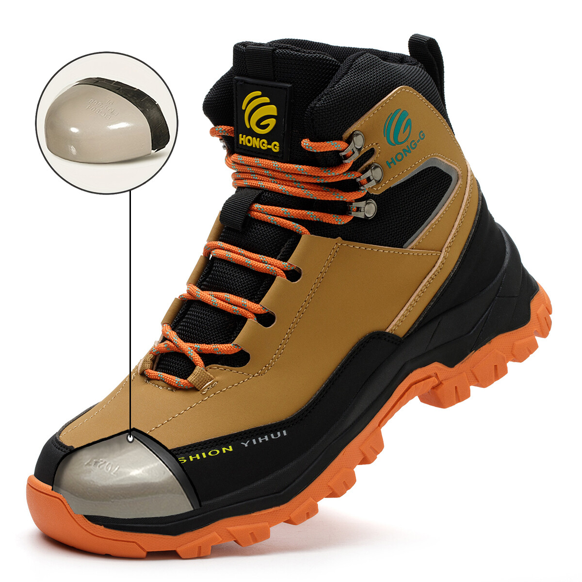Indestructible Safety Work Shoes Steel Toe Breathable Work Boots Mens Boots