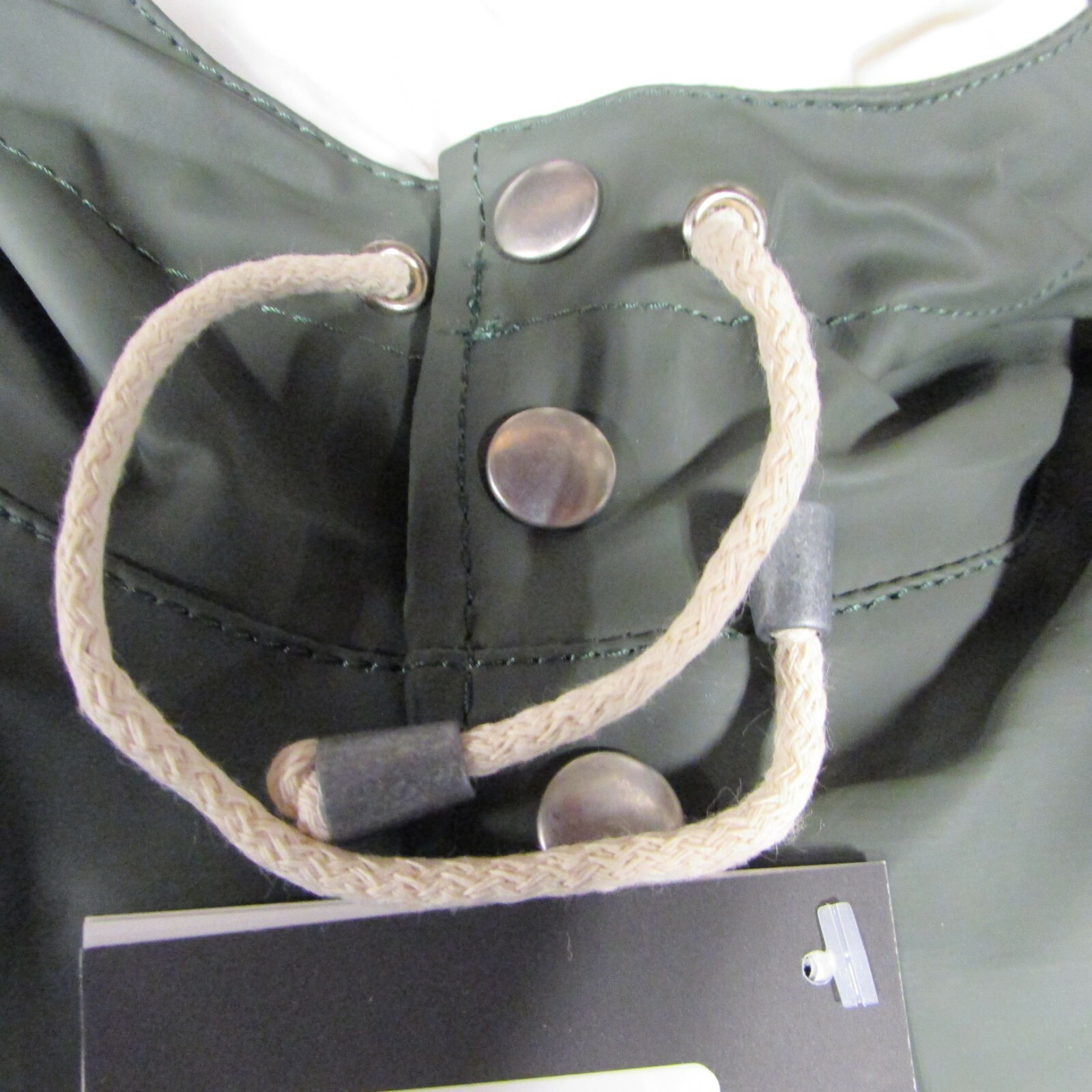 Stutterheim Arholma Raincoat Green Hooded, Size Small, MSRP $585.00, NWT