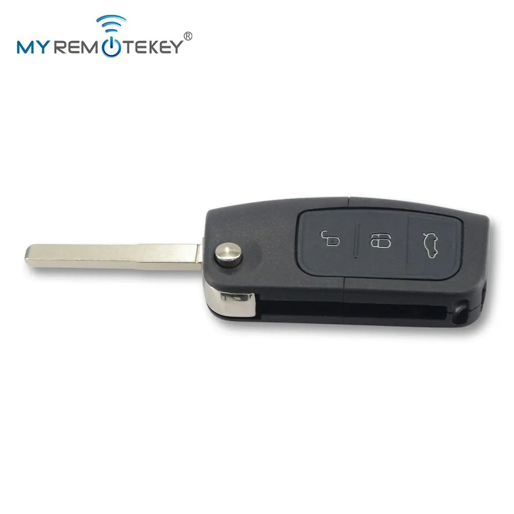 3M5T15K601AB flip remote key 3 button HU101 434Mhz 4D63 / 4D60 chip for Ford