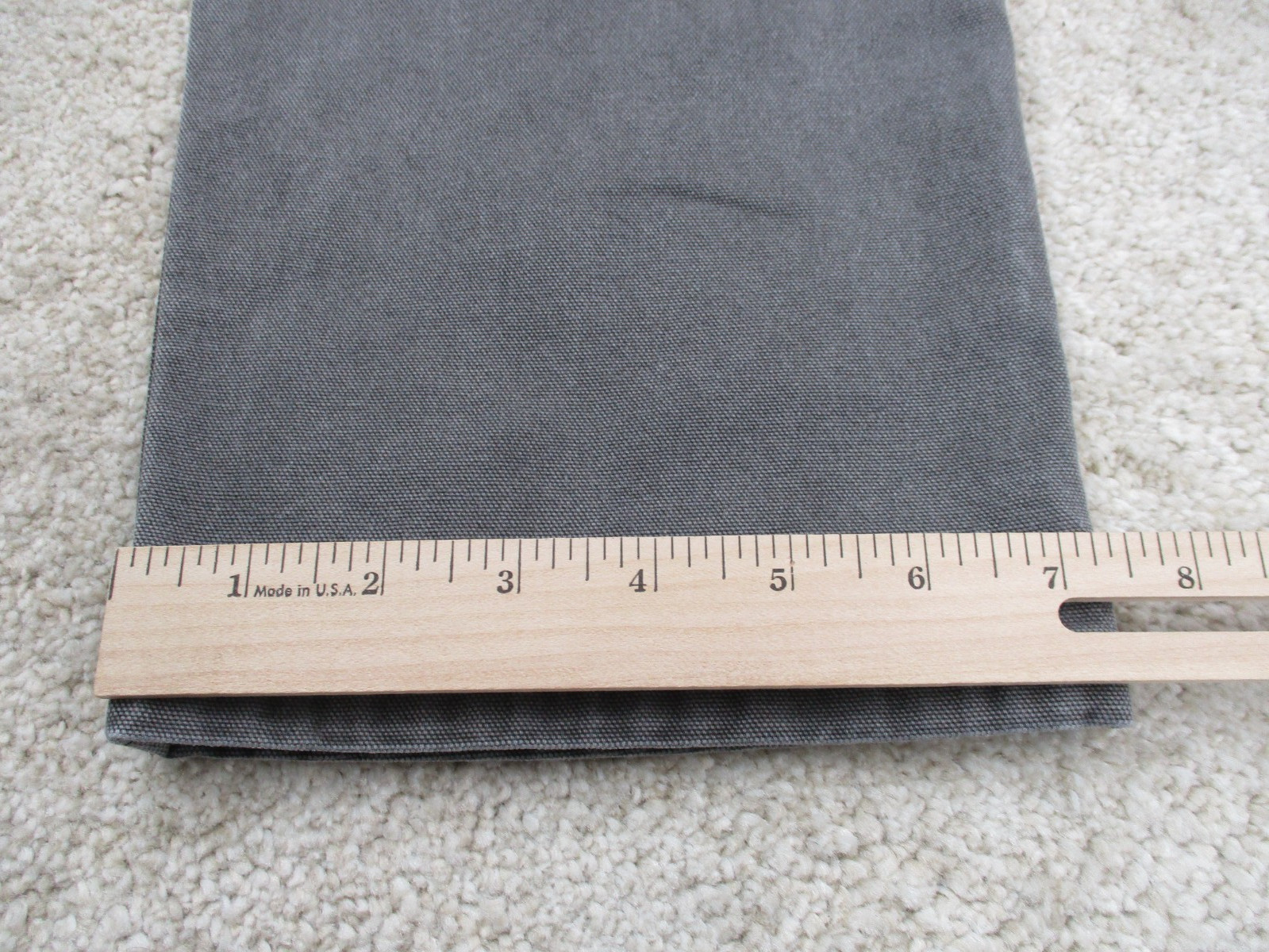 Proof Rover Slim Pants Mens 38 Gray Canvas Stretch Chino Casual Huckberry 38×34