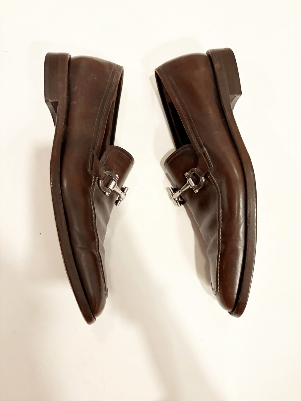 Salvatore Ferragamo Brown Leather Loafer Size 10.5