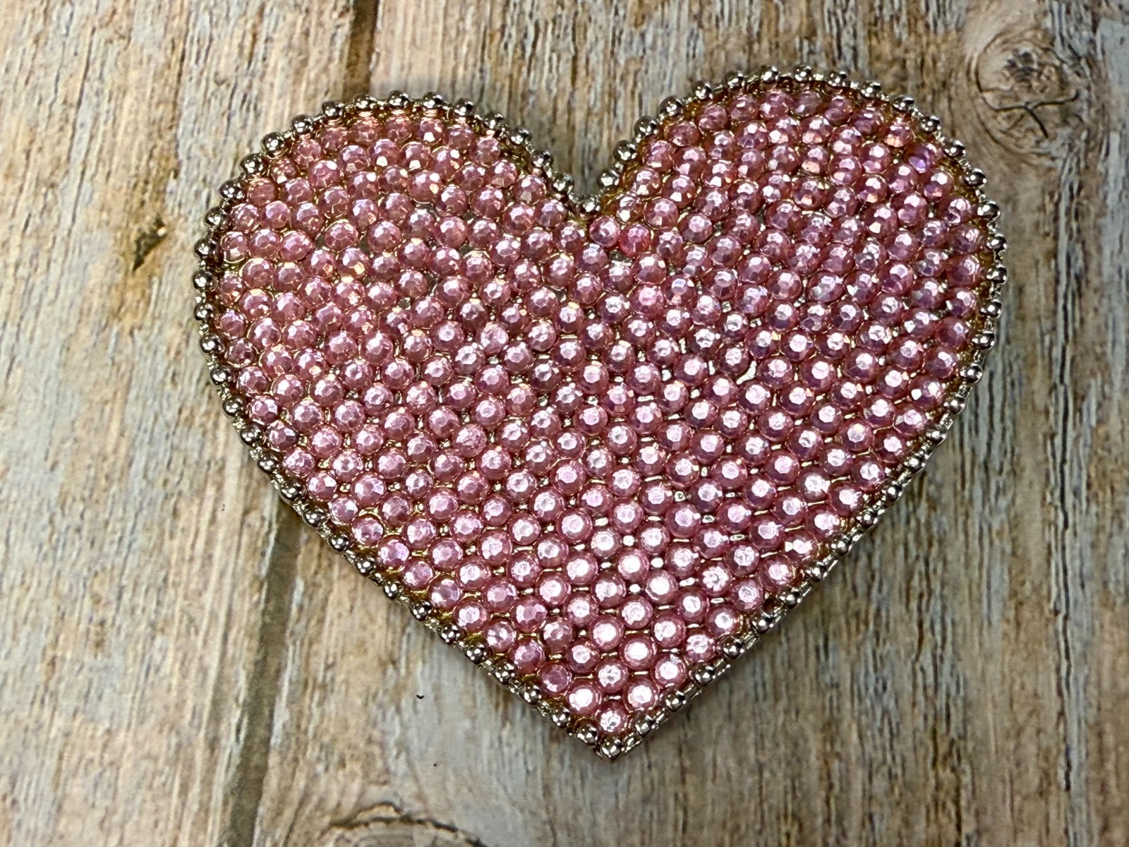 Heart Shaped Pink Rhinestone Covered Girls Belt Buckle for 1.25″ Wide Belt