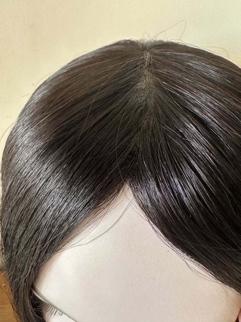 5.5″X6″ Silk Top High Density 100st Virgin Human Hair Topper for Women 8″~20″