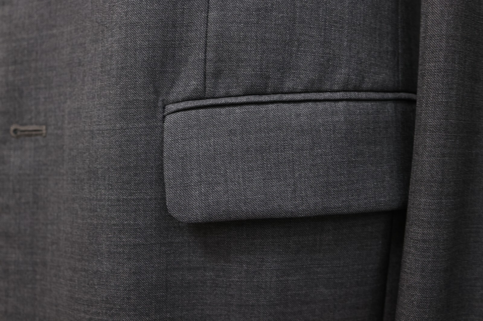 CORPORATE IMAGE TOM JAMES mens solid gray sport coat suit jacket blazer 38 R