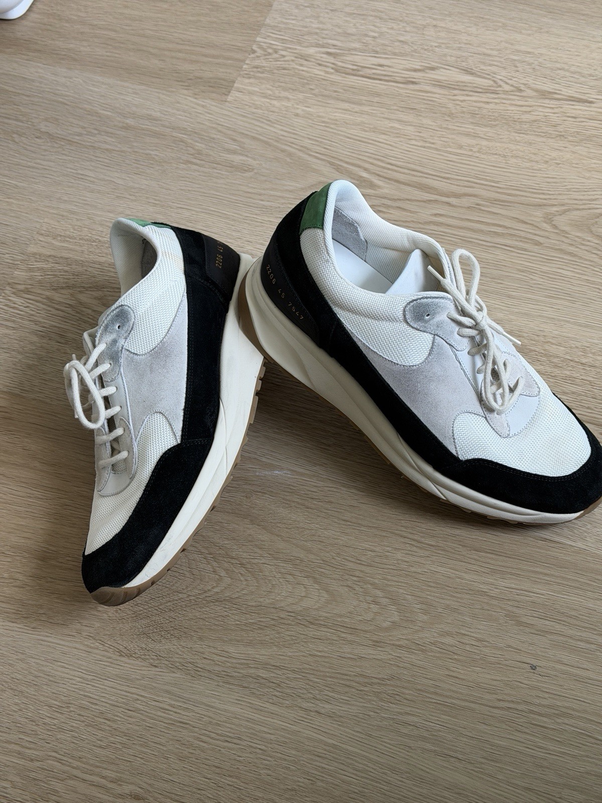Common Projects Men’s 80s Trainer Low Top Lace-Up Colorblock Sneaker
