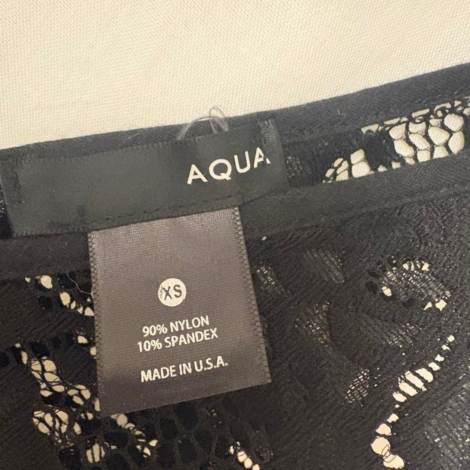 Aqua Women’s Black Bodysuit