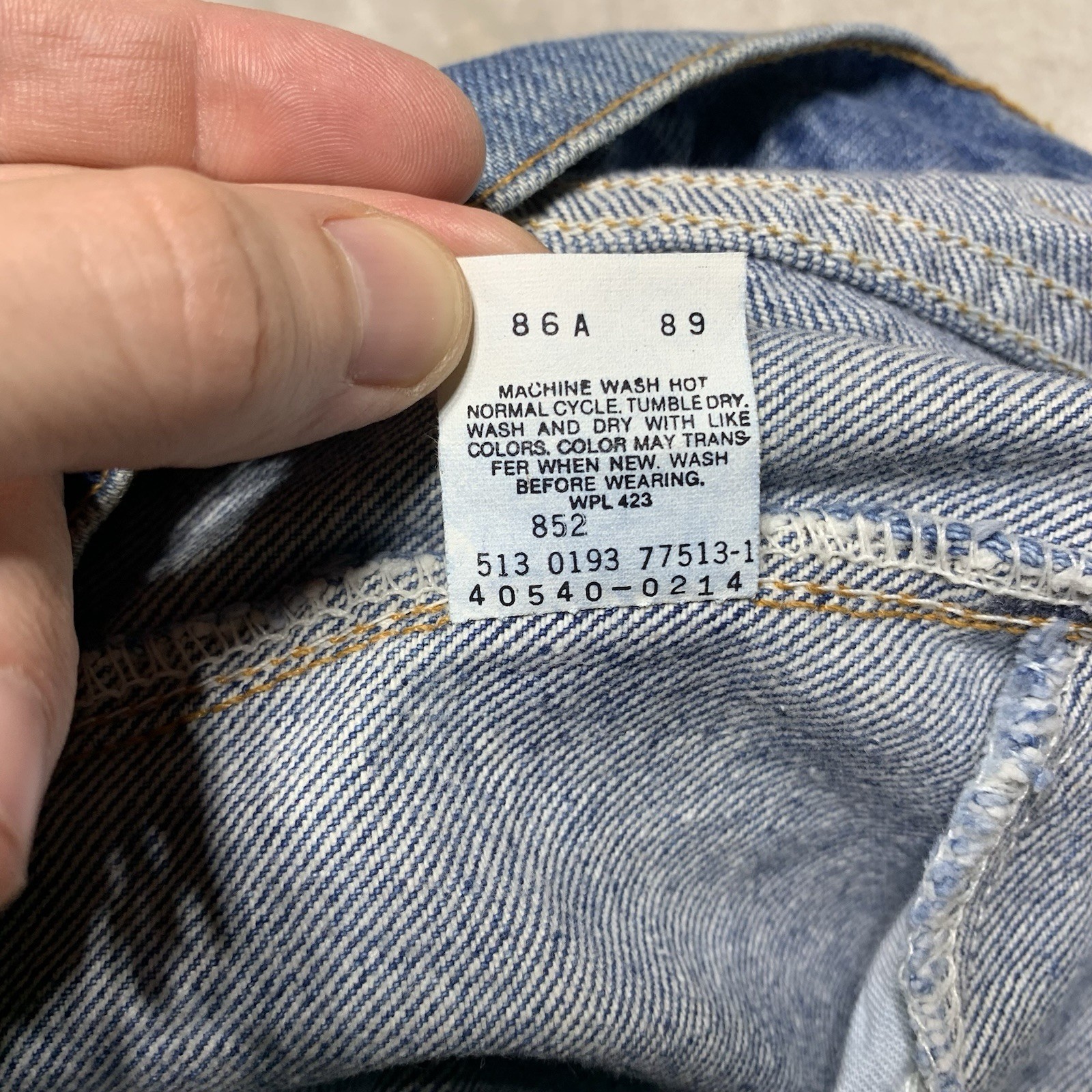 NEW Vintage 90s Levi’s 540 Jeans Men’s 38×30 Brown Tab Relaxed Fit Loose USA
