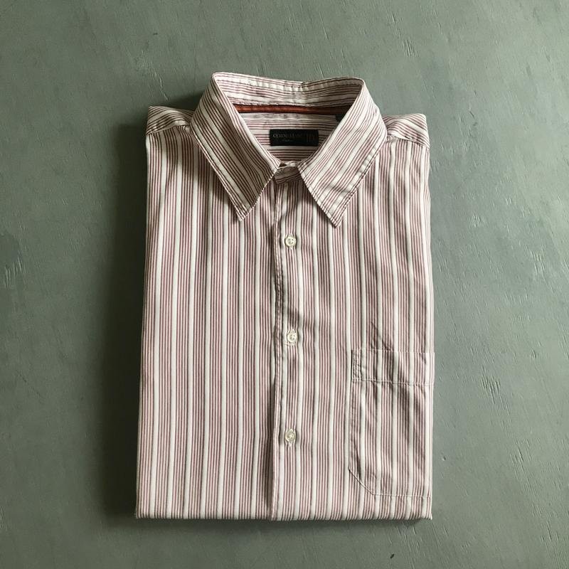 Men Corneliani shirt white cotton 42/XL/50 #1V6T