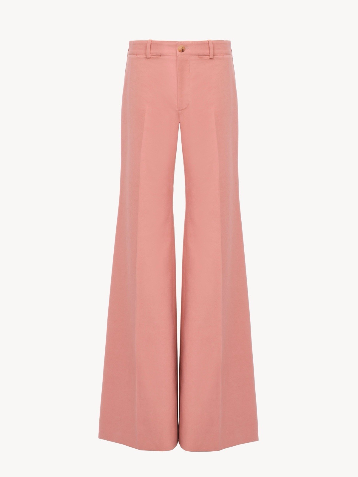 Chloé buttoned flared trousers Color Wild Pink Size 44 Retail $1,250 READ NOTES