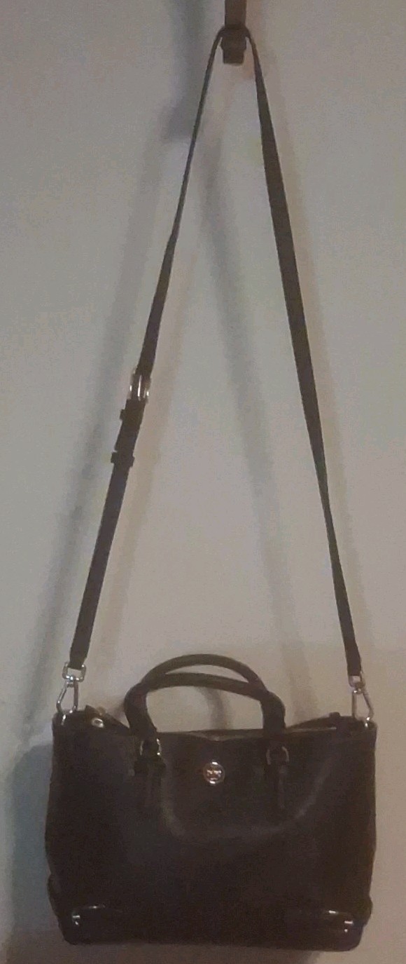 Tory Burch Robinson Multi Saffiano Double Zip Tote Crossbody Shoulder Bag