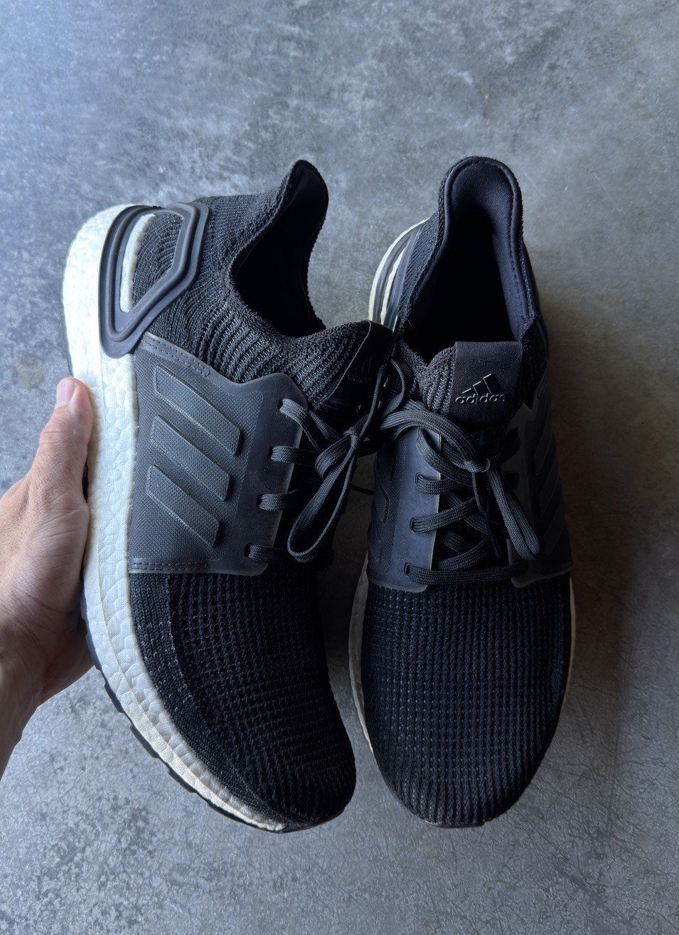 Adidas Men UltraBoost 19 Core Black Grey Five Shoes Size 12 G54009