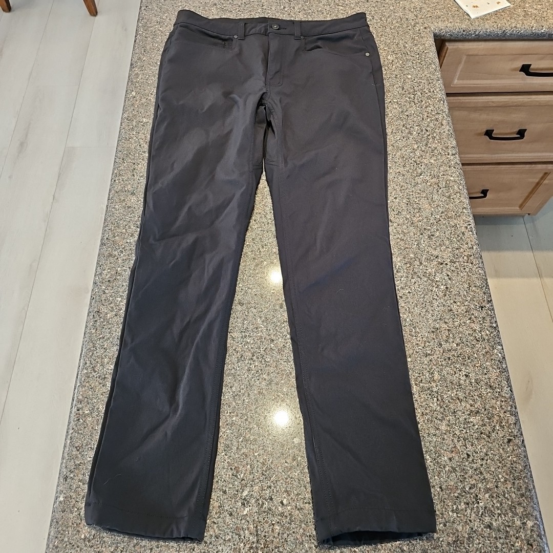 Western Rise Slim AT Pant Men’s 33×30 Black 2-Way Stretch Pants Outdoor Jeans
