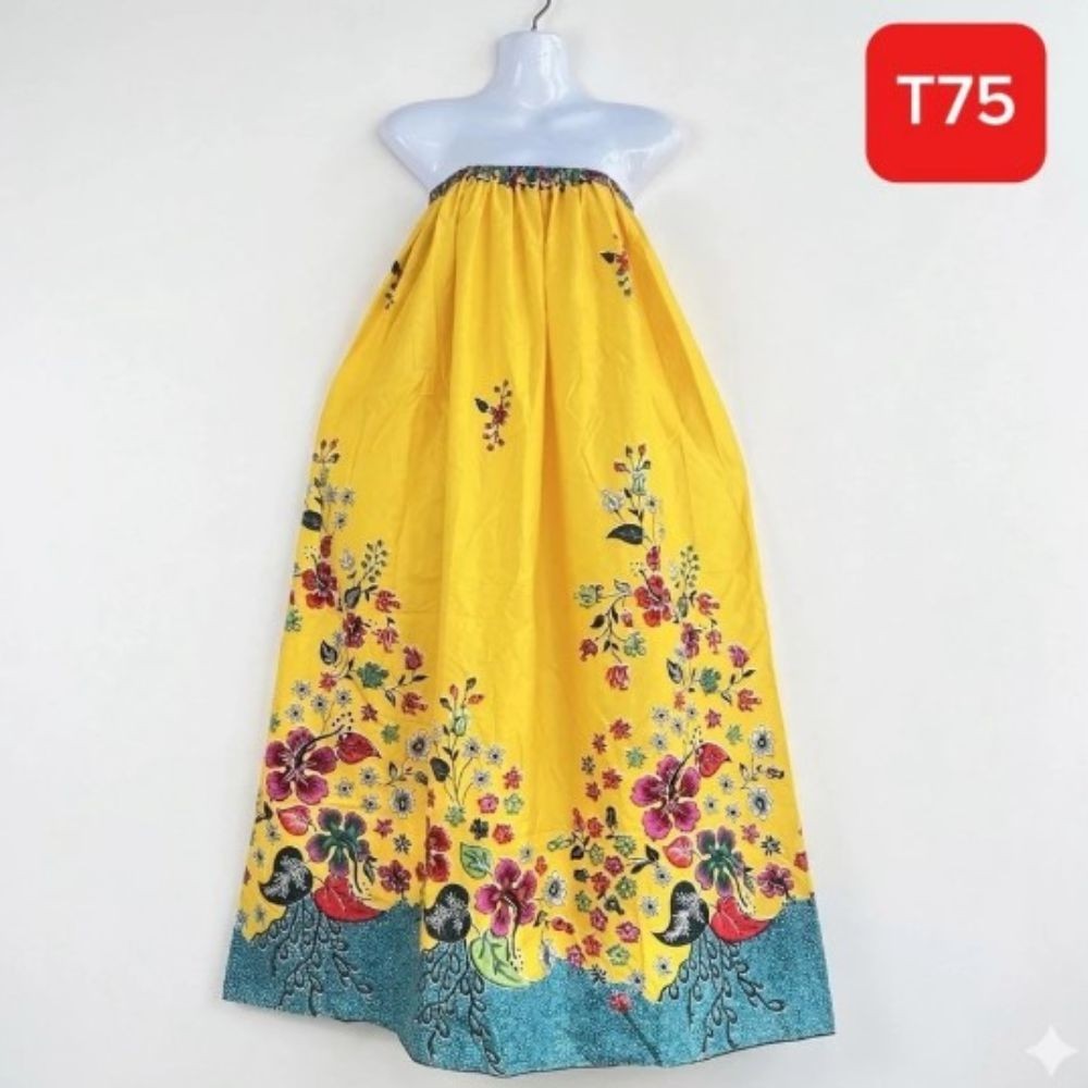 Thai Batik Sarong Long Skirt Shower Lady’s Wear Shower 2 Pcs./Set Stitched Women