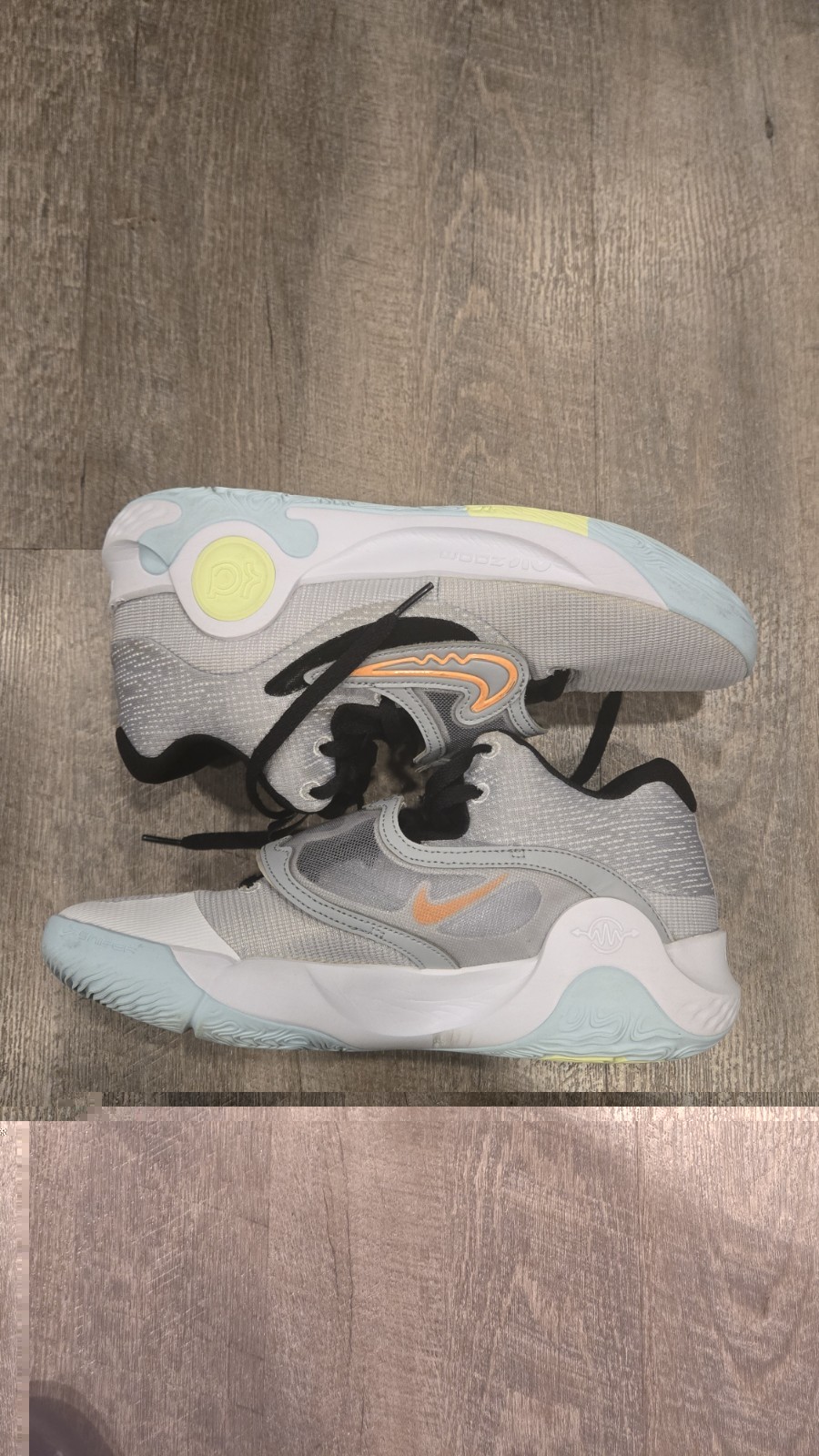 Size 11 – Nike KD Trey 5 X Wolf Grey Barely Volt