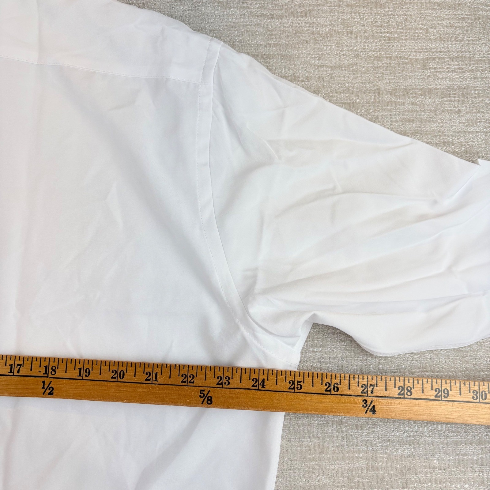 BRAND NEW Nautica Performance Super Shirt Men XL White Slim Fit Stretch NWT