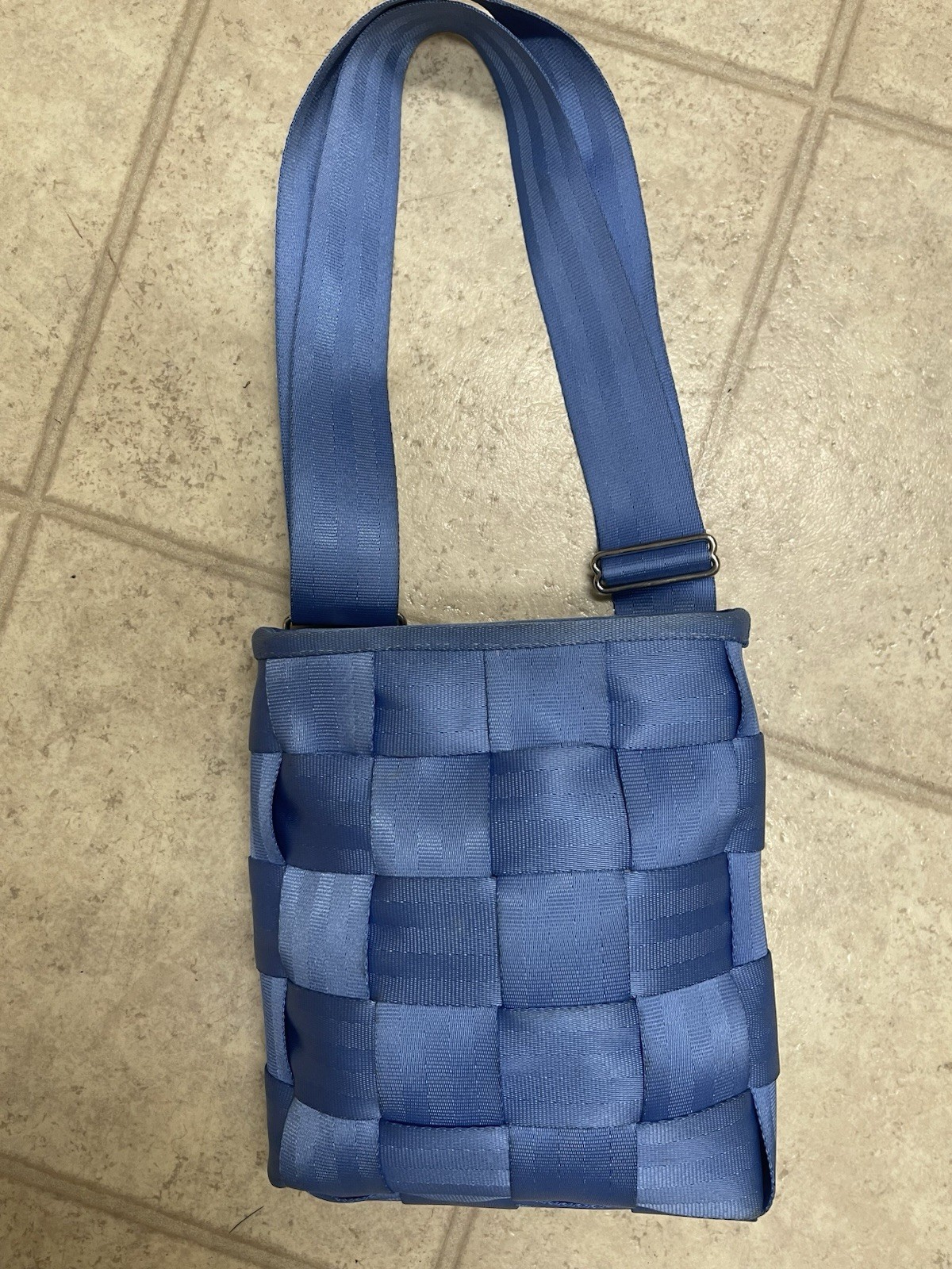 Harvey’s Blue Seatbelt Bag Vintage