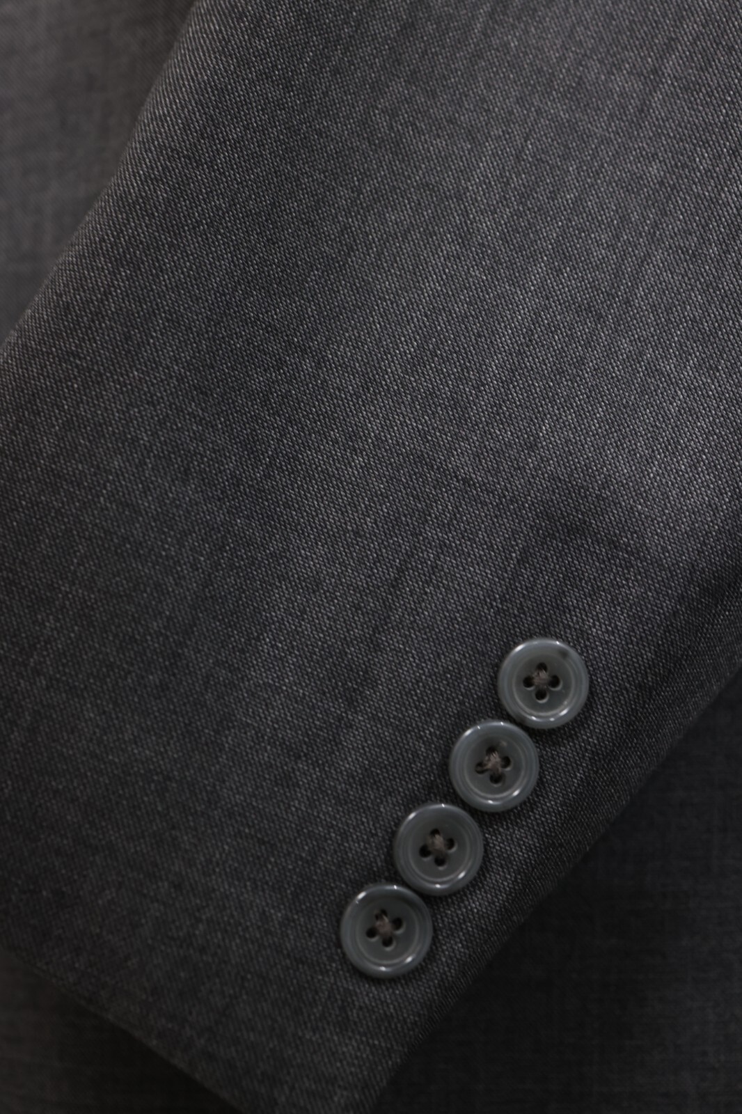 CORPORATE IMAGE TOM JAMES mens solid gray sport coat suit jacket blazer 38 R
