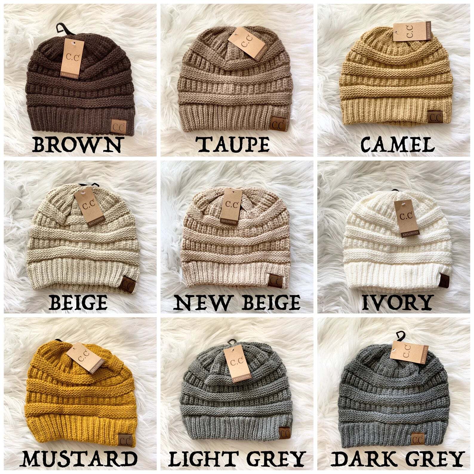 C.C Classic Beanies (Adults), Winter Hat, Winter Beanie, Premium C.C Beanie