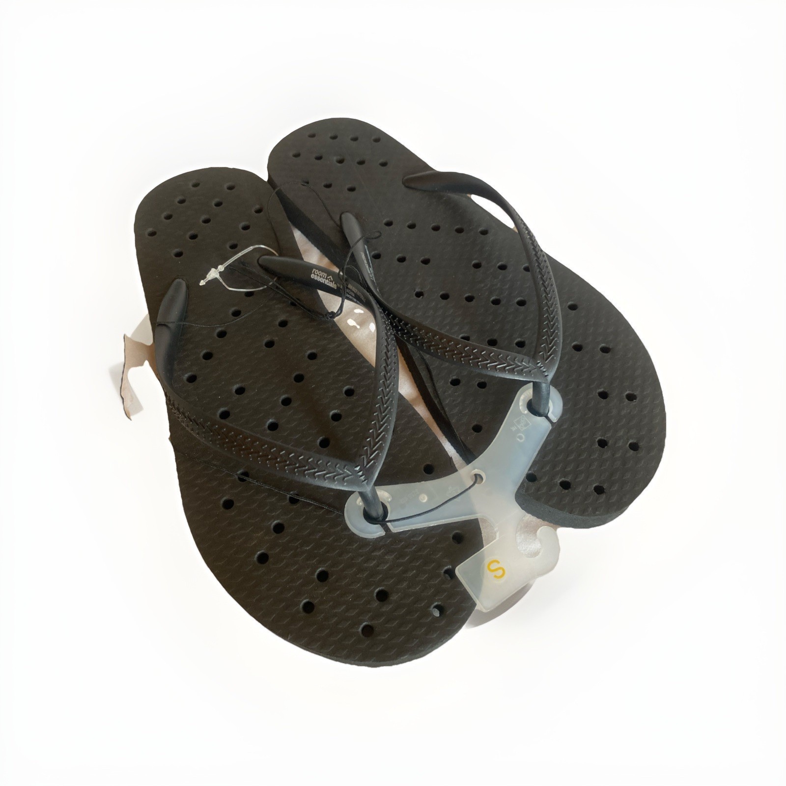 Black S Shower Shoes Flip Flops Room Essentials – Perfect for Every Bathing Expe