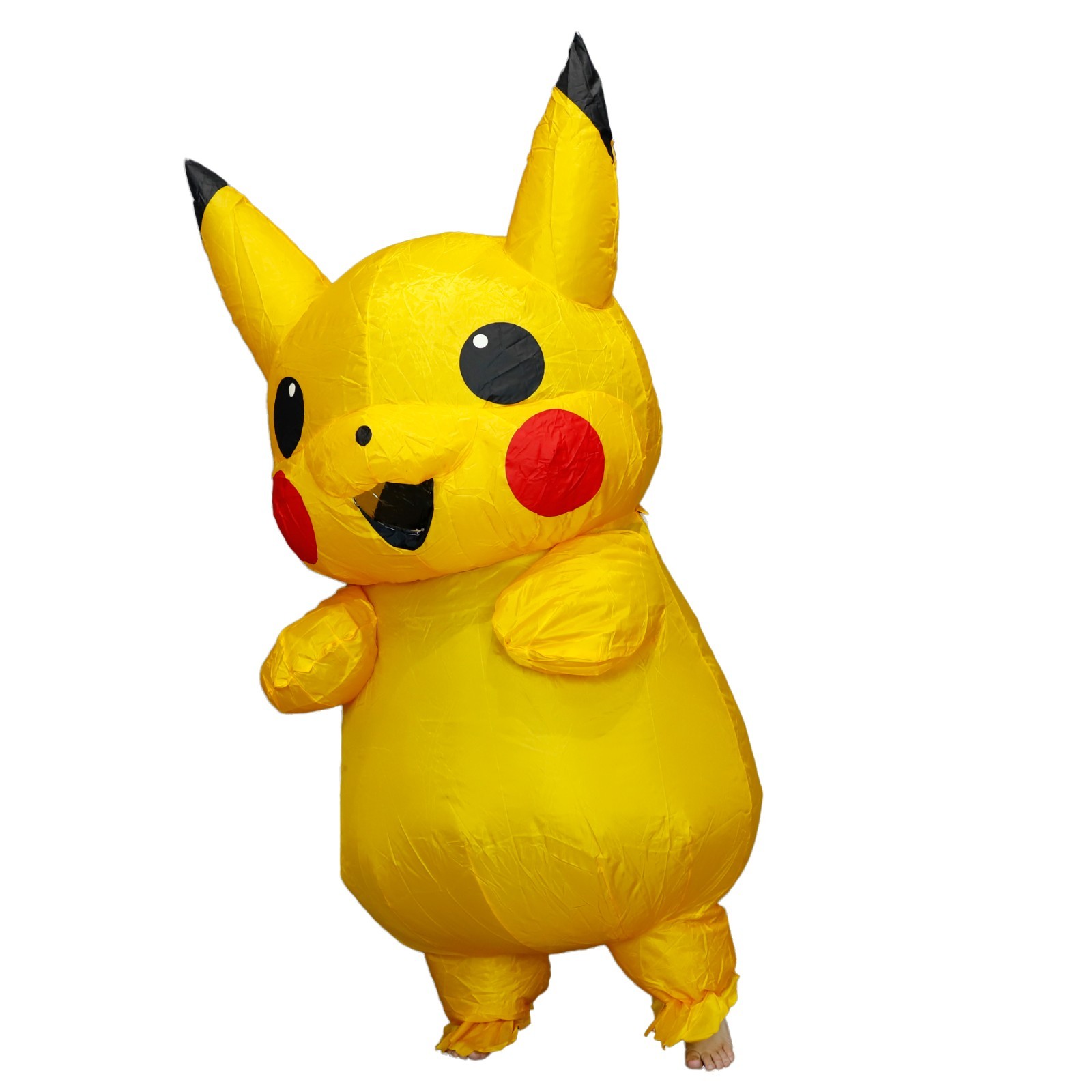 Inflatable Costume Pikachu Mascot Kid/Adult Size Blow Up Cosplay Party Outfit