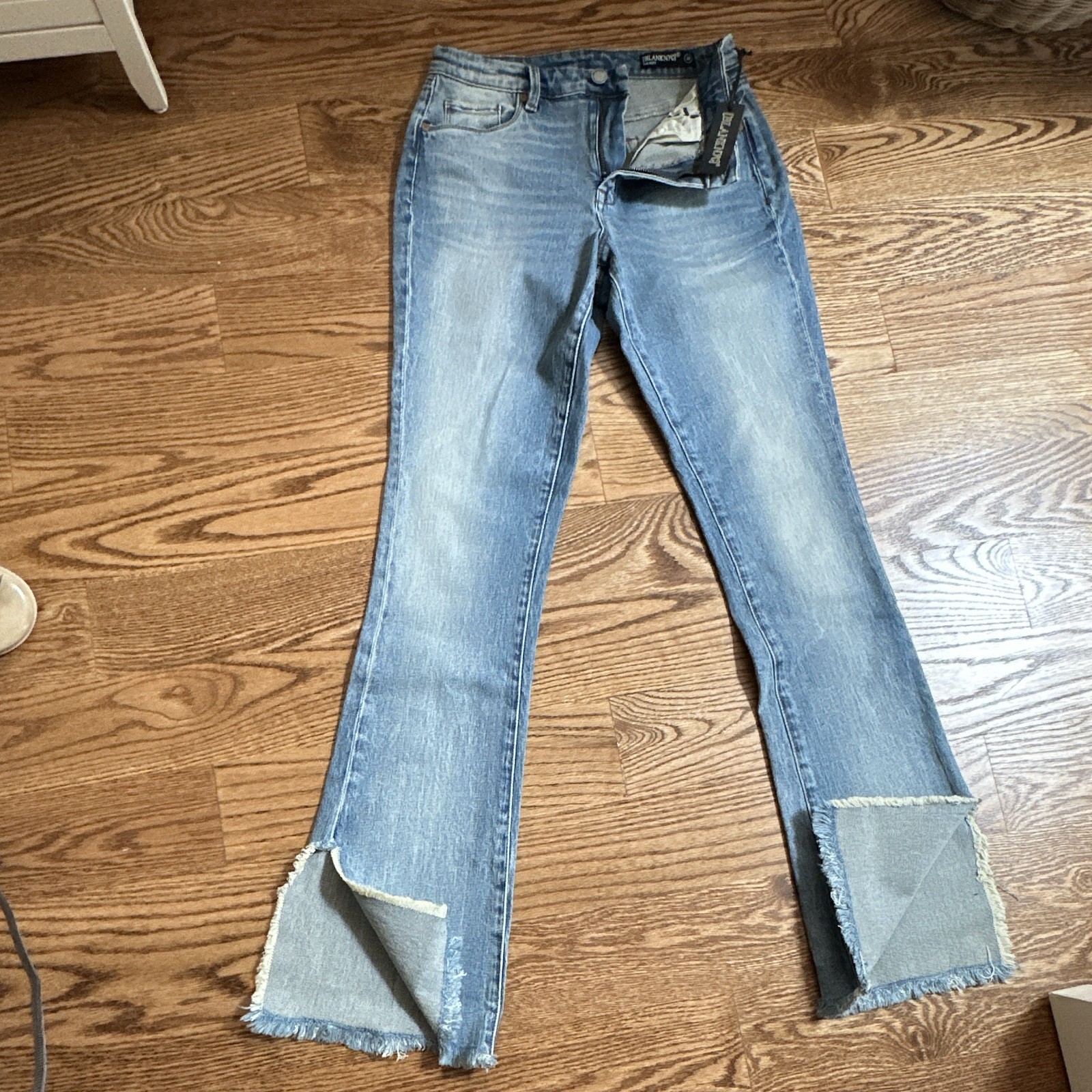 BLANKNYC Women’s Bootcut High Rise Light Wash Denim Jeans Size 26
