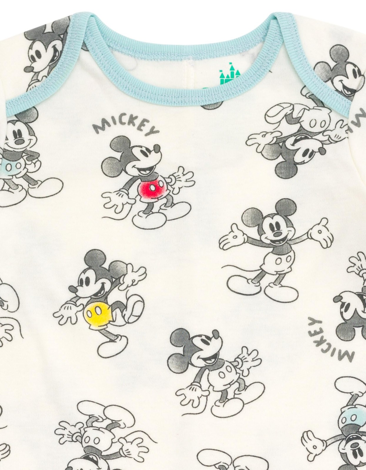 Disney Mickey Mouse Infant Baby Boys 2 24 Months, Blue / White / Big Pose